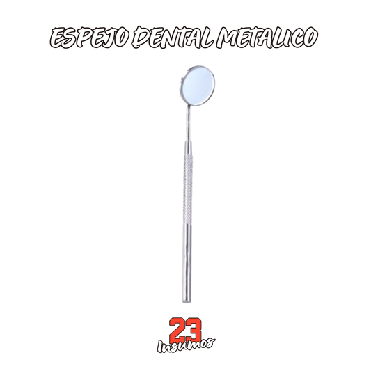 Espejo dental metalico