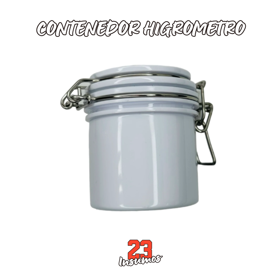 Contenedor adhesivo higrometro