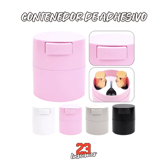 Contenedor adhesivo