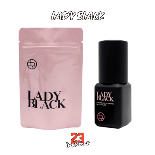 Adhesivo Lady black