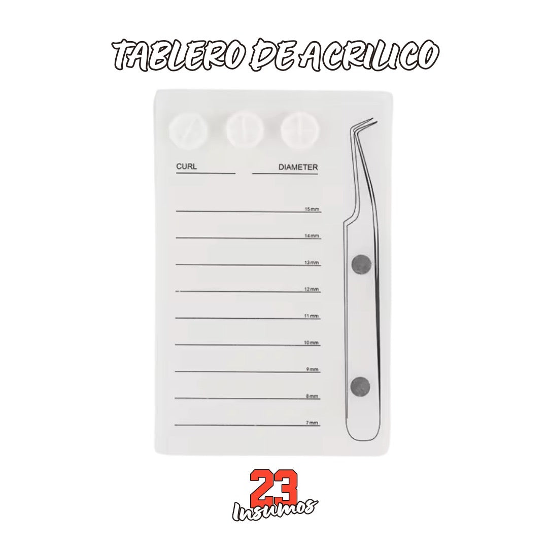 Tablero de acrílico